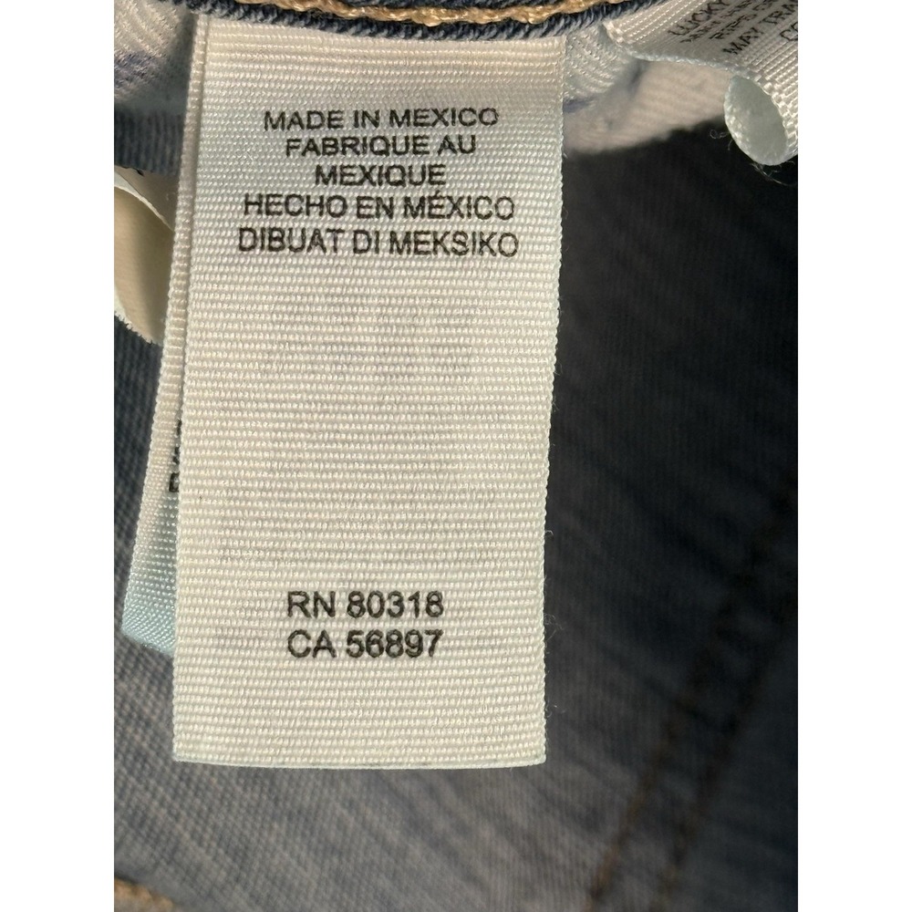 Lucky Brand Hayden Straight Jeans Mens 32x31 Light Wash Blue Stretch Denim - Picture 5 of 11